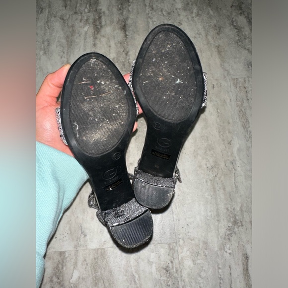 G by Guess silver dressy heels - Picture 9 of 12